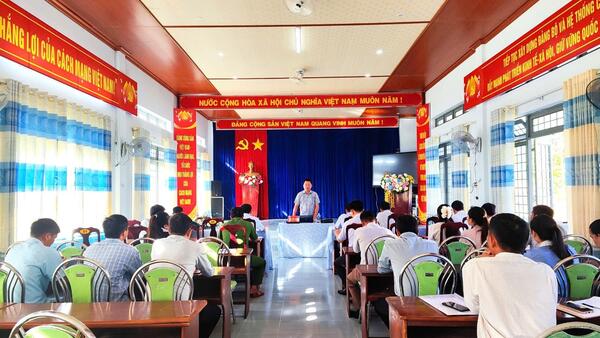 BAN CÔNG TÁC 35 ĐẢNG ỦY XÃ IA ĐAL HỌP TRIỂN KHAI NHIỆM VỤ