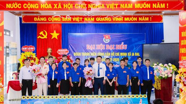 ĐẠI HỘI ĐẠI BIỂU ĐOÀN TNCS HỒ CHÍ MINH XÃ IA ĐAL LẦN THỨ I, NHIỆM KỲ 2025 – 2030