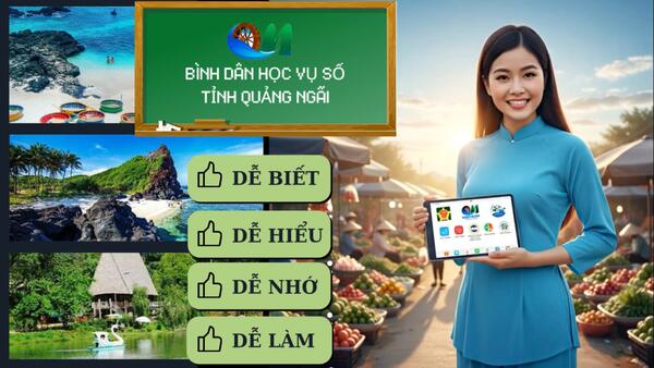 Ia Đal triển khai khóa bồi dưỡng kỹ năng số trên nền tảng trực tuyến tại Cổng Bình dân học vụ số tỉnh Quảng Ngãi