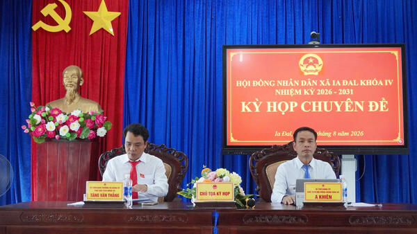 HĐND xã Ia Đal khóa IV tổ chức Kỳ họp chuyên đề lần thứ 2,  nhiệm kỳ 2026 – 2031