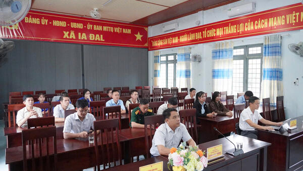 Ia Đal tham dự Lễ phát động Cuộc thi trực tuyến “Tìm hiểu Nghị quyết số 57-NQ/TW”.