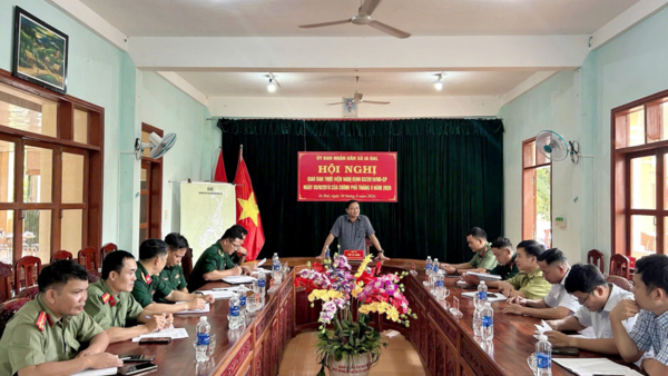 Hội nghị giao ban 03 lực lượng tháng 8 năm 2026.